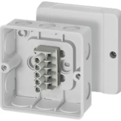 Scatola di derivazione AP Hensel DE9345 grigio 