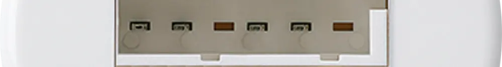 Insert pour boîte ENC basico 2×TT83 blanc 
