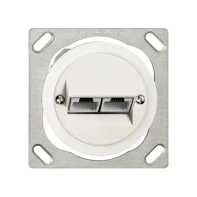 Scatola di raccordo INS JK43 2RJ45 separato, bianco 