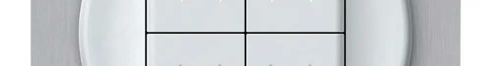 Pulsante tapparelle INC origin 2P 4×tasti 77×77mm bianco 