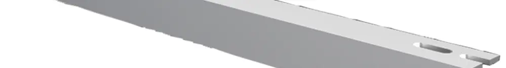Barre de retenue de câble Rittal VX 8619.410 600mm métal gris 2pcs 