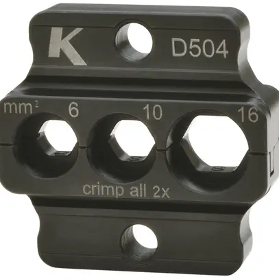 Matrice de sertissage Klauke D504 6…16mm² pour EK50ML 