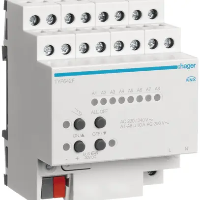 Actionneur de ventilo-convecteur KNX double 10A 