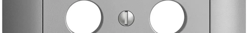 Kit frontal ENC EDIZIOdue silver 88×88mm 