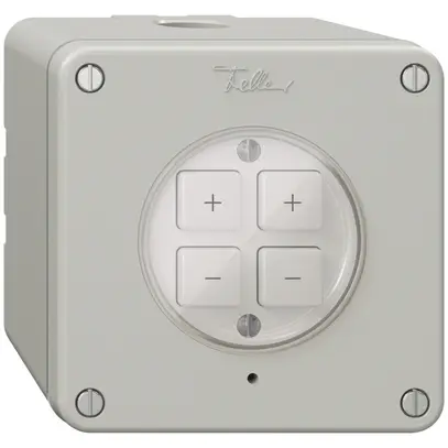 Stazione secondaria AP 2K/4T per dimmer NEVO Wiser grigio chiaro 