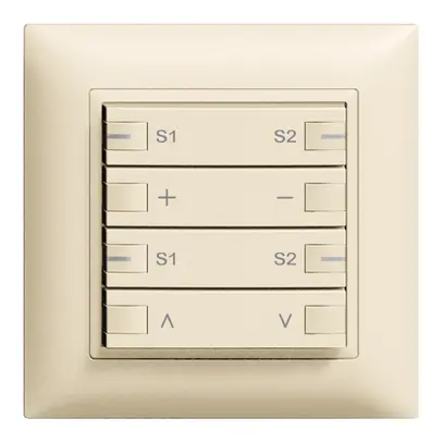 Variatore INC ZEP 2c/4t st. c/sec.mot.scen. EDIZIOdue crema 
