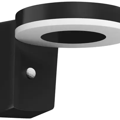 Applique LED Philips Zonal Solar RD IR SEN 1.3W 250lm 830 IP44 noir 