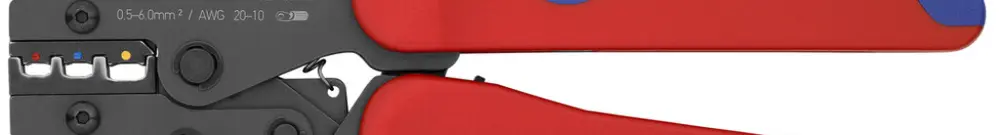 Pinza di serraggio KNIPEX PreciForce per capocor.isolato 220mm 0.25…6mm² 