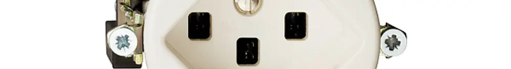 Presa INC FH T23 16A bianco, con morsetti innest. 