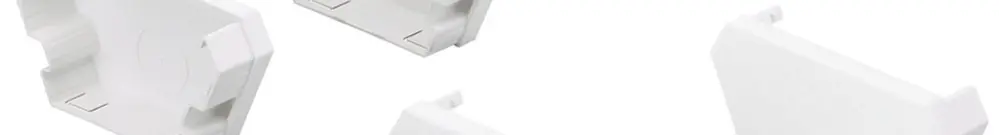 Cappa terminale Philips CoreLine 7×80×43mm materiale sintetico bianco 