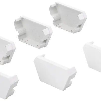 Cappa terminale Philips CoreLine 7×80×43mm materiale sintetico bianco 