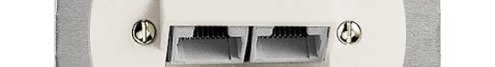 UP-Dose 2×RJ45/u 4P getr.ws ITplus PM 58mm 