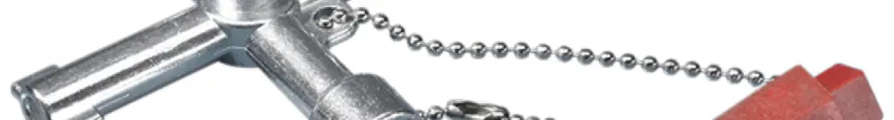 Clé universelle Rittal SZ 2549.500 double-panneton/triangulair/embout carré/TX 