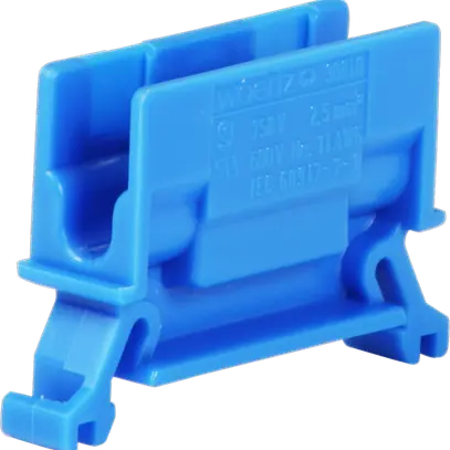 Morsetto di derivazione Woertz 1.5…2.5mm² 24A 750V vite 2×1 guida DIN 35mm bl 
