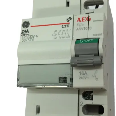 Contattore DIN45 AEG VI3124MU/SCH 230VAC/DC ACC-CHIUS 