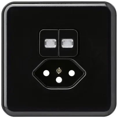 Kit frontale INC basico 86×86 nero 2 lenti protezione bambini S1/T13 per BOMI 