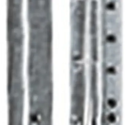Barre profilée Hager univers N 750×772mm pour hauteur d'armoire 1100mm lot 2 pcs 