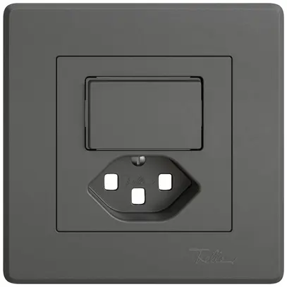 Kit de montage ENC EDIZIO.liv SNAPFIX® p.combi.T23 a.1 bouton a.lentille lat.grf 