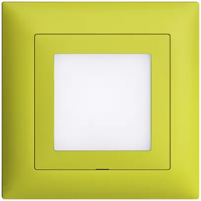 Kit frontale INC EDIZIOdue lemon 88×88mm per lampada LED 