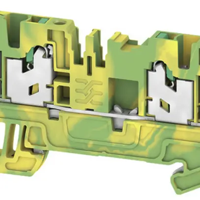 Borne p.conducteur d.protection Weidmüller S4C 2.5 PE SNAP IN 2.5mm² vert/jaune 