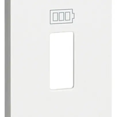Copertura Living Now 1 modulo per presa USB bianco 