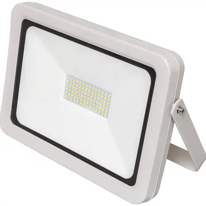Proiettore LED WORKLIGHT 50W scatola alluminio con staffa acciaio grigio IP65 