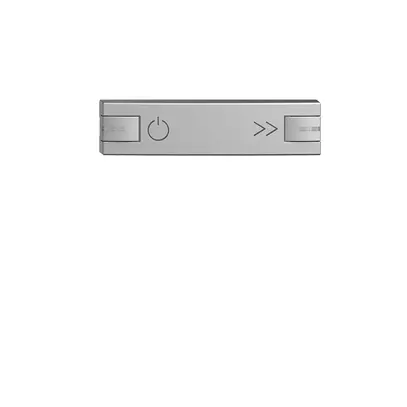 Tasto per EDIZIOdue zeptrionAIR controllo Multiroom 1/4 tasto, silver 