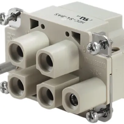 Inserto femmina Weidmüller HDC S4 BAS 1000V 40A 4L a vite grd.3 