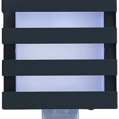 Applique LED Z-Licht Cube L PIR 5.5W 500lm 3000K IP65 120×136mm antracite 