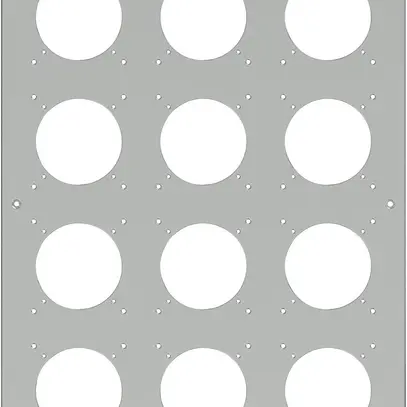 Intestazione INC ELEMENT SNAPFIX® 4×3 325×425mm alluminio 