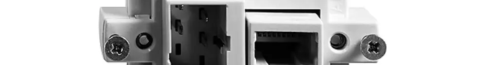 Presa 1×T+T,1×RJ45/u 4P ITplus ITM FH 