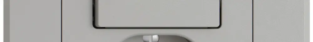 Kit di montaggio INC EDIZIO.liv SNAPFIX® combi.T13 1 tast.lent.front.shutter grc 