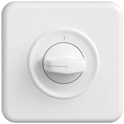 Interrupteur rotatif ENC STANDARDdue 1P 0-1 p=40mm bc 