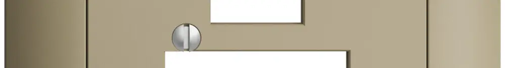 Kit frontale INC EDIZIOdue sand 88×88mm 3×RJ45 