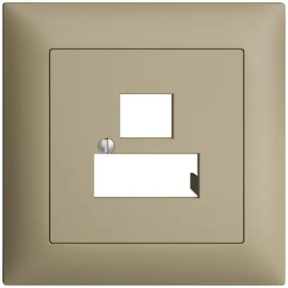 Kit frontale INC EDIZIOdue sand 88×88mm 3×RJ45 