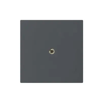 Placca frontale kallysto antracite per 60×60mm per copertura cieca 