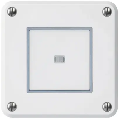 Contatto pulsante INC robusto IP55 bianco illuminato per combinazione 