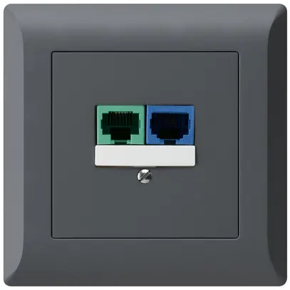 Scatola INC DSL kallysto.line 2×RJ45 antracite 