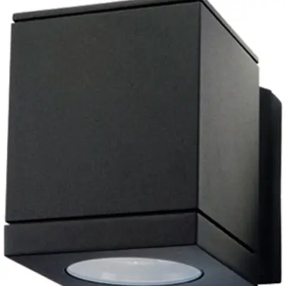 Applique SG Echo GU10 1×6.2W 360lm 830 IP54 REG diretto 147×90×120mm nero 