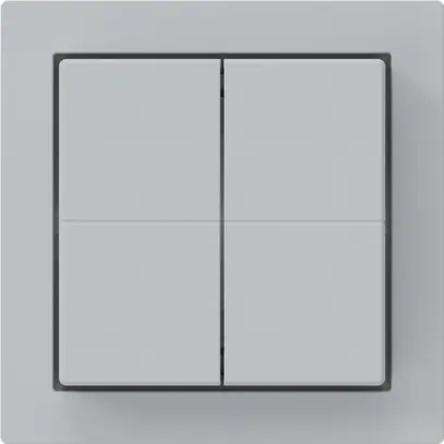 Poussoir sans fil Friends of Hue KAL, 4×, 60×60mm, gris clair 