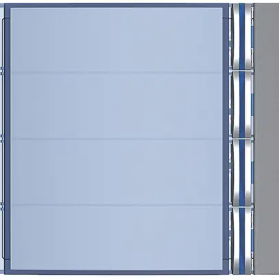Frontale con 4 tasti per modulo di chiamata 4 tasti Sfera grigio grafite 