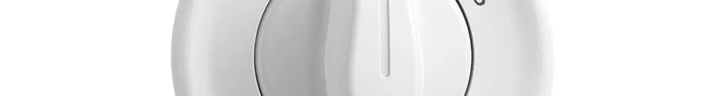 Kit frontale STANDARDdue Ein->I<-Aus bianco per pulsante girevole 