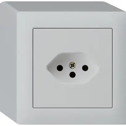 Prise AP kallysto T13 gris clair avec sécurité enfants 