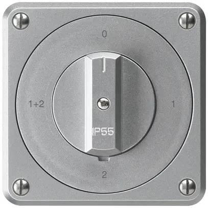 Interrupteur rotatif ENC robusto IP55 S1/1P aluminium pour combinaison 