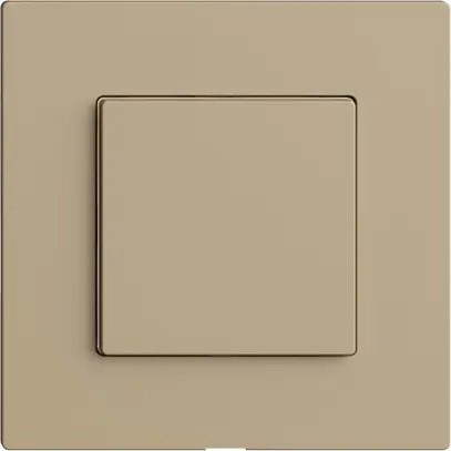 Interruttore 1K/1T Edue Wiser sand 