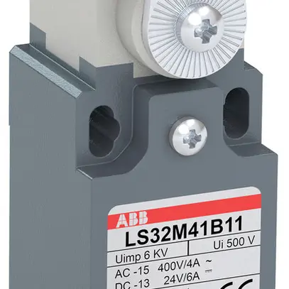 Interruttore di posizione ABB LS3 leva pivotante a rotella Zamak M16 