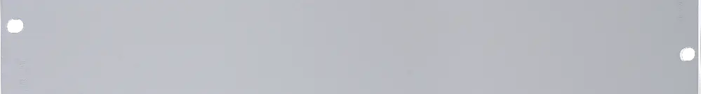 Placca cieca 19" 3UA, grigio, colore: NCS 2502-B 