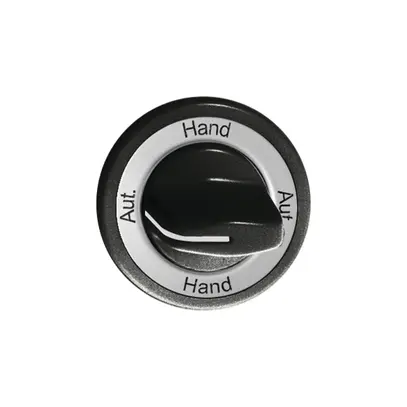 Kit frontal Aut.-Hand-Aut.- Hand pour interrupteur rotatif noir 