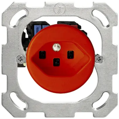 Prise ENC FH T23 16A orange, avec bornes enf. 