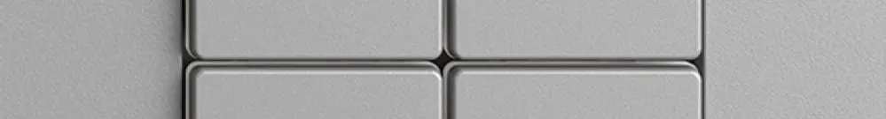 Stazione secondaria 2K/4T per interruttore tapparelle Edue Wiser silver 